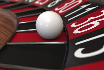 La bola cae en un número de la ruleta