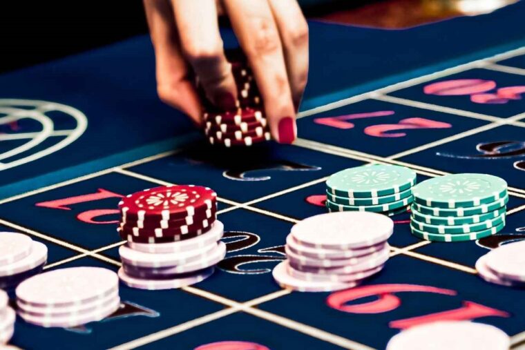 Colocar apuestas en la ruleta francesa